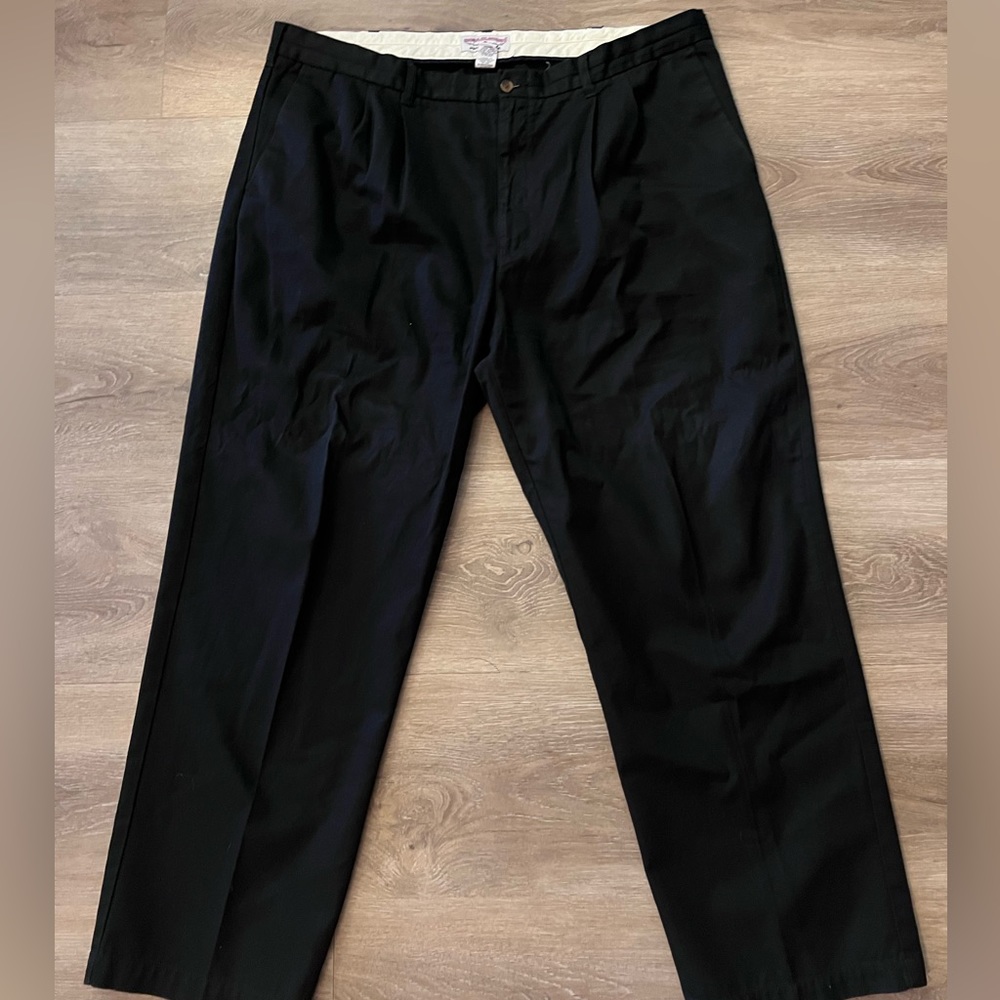 Men’s Boca Classic Big and Tall  Navy 42 x 30 Pleated Slacks